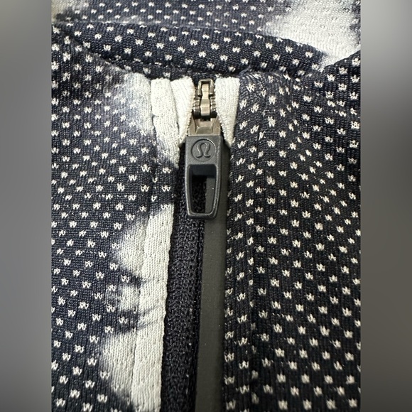 Mens Lululemon Metal Vent Tech Half-Zip 2.0 Black/White Long Sleeve Size Small - Picture 9 of 12